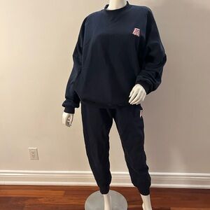 2-Piece Navy Sweatsuit (Made in Canada)